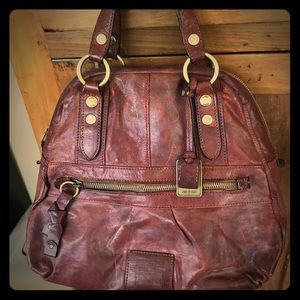 Frye Backpack/Purse Brown Leather